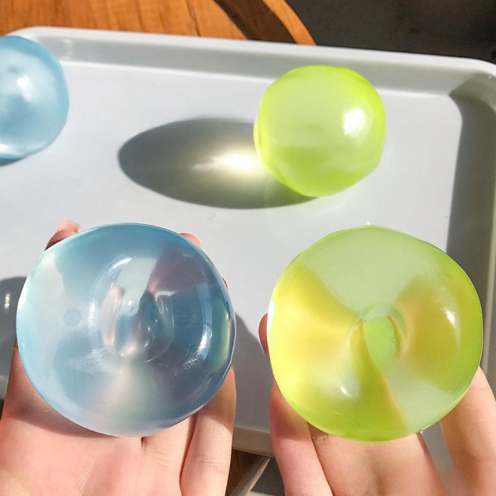 Blue Maltose Squishy Toys Anti Stress Sensory Fidgets Toy Soft Simulated Transparent Blue Maltose Slow Rebound Decompression Toy