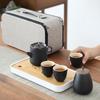 Zhi Zhe Jue Qi Portable Ge Yao Ceramic Tea Set