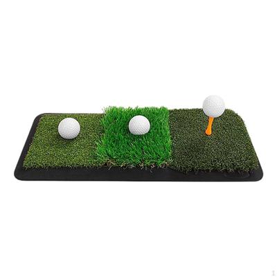 Golf Practice Mat with Rubber Base Compact NonSlip for Golfers, Beginners, Home,