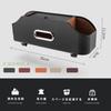 Multifunctional Car Storage Tissue Drink Car Rear Seat Car Seat Back Storage Rear Seat PU Easy Car Interior with Cell Phone Holder and 2 Hooks Box,