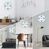Wall Clock 12" Silent Quartz Decorative Latest Wall Clock Non-Ticking Classic Clock Battery Operated Round Easy To Read