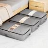 1pc Under The Bed Storage Bag with Transparent Window, with Handle, Large Capacity, for Storing Clothes, Quilts, Blankets