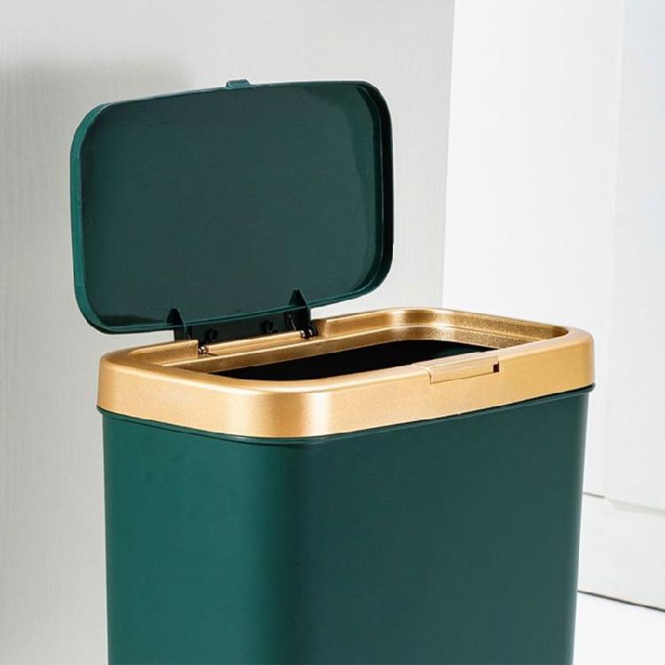 Standing Trash Can Trash Bin with Press Open Lid Neutralizes Odors Standard Garbage Bags Trash Can