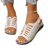 Large Size Women's Fish-mouth Style Sandals with Open Design - Beach Casual Shoes In New Style