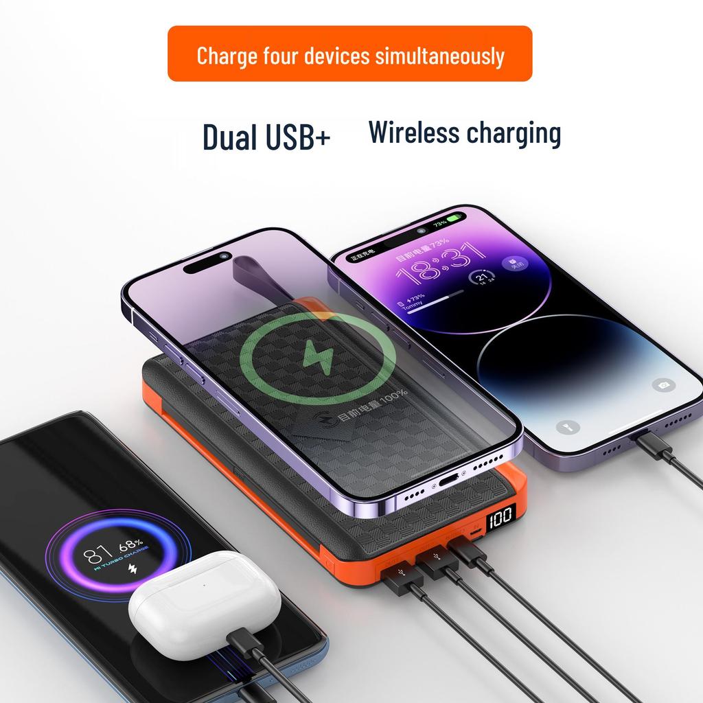 20000mAh Foldable Solar Power Bank – High-Capacity Portable Charger for Outdoor Camping