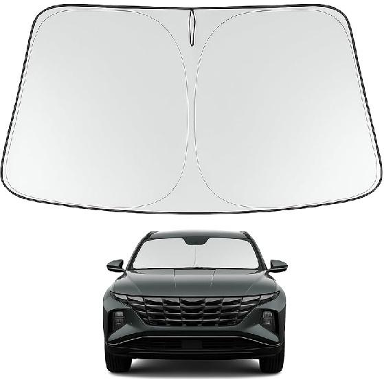 Proadsy 2025 Upgrade Front Windshield Sun Shade Foldable RAV4 Sunshade Protector Fit -2025 RAV-4 SUV Crossover, TRD Off-Road, LE XLE Premium Limited