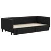 VidaXL Daybed with Trundle and Drawers Black 90x190 Cm Fabric 3196626