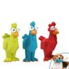 Flexible Squeaky Dog Toys Simulation Pet Squeeze Sound Toy Cartoon Latex Screaming Chicken  Puppy