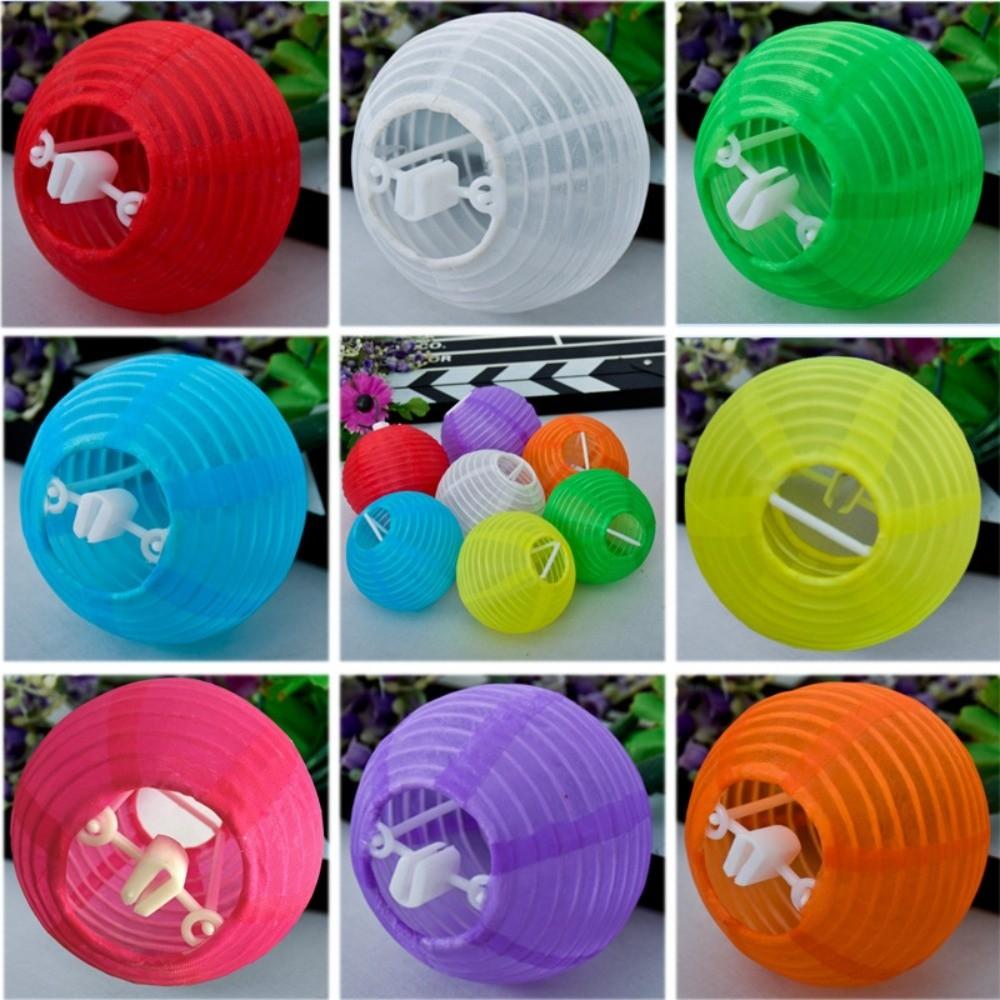 5pcs Lampshade Mini Round Lantern Hanging Decoration Multicolor Chinese Lanterns  Outdoors