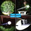 High Power LED Flashlight Super Bright Lantern Zoom Tactical Torch USB Rechargeable Powerful Hand Lamp Camping Outdoor Fishing
