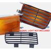 One Pair Front Signal Indicator Light Grille Cover For VW MK3 Golf Vento Jetta VR6 GTI - Auto Accessory Replacement Part