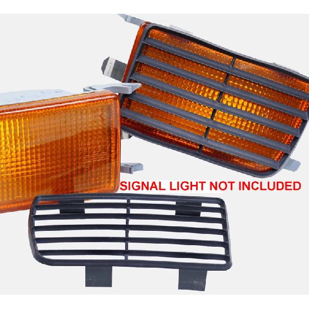 One Pair Front Signal Indicator Light Grille Cover For VW MK3 Golf Vento Jetta VR6 GTI - Auto Accessory Replacement Part