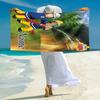 Personalized Fireman Sam's Heroic Journey Beach Towel Microfiber Beach Towel Thin Absorbent for Beach Swimming Yoga Bath Sports. 0910189