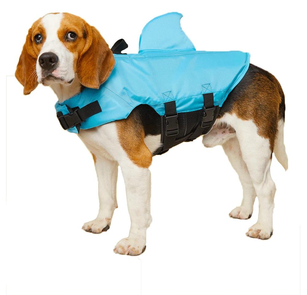 Köpekbalığı Yüzgeci Köpek Can Yeleği Geliştirilmiş Yüzdürme Küçük Köpekler Yüzme Kıyafetleri Köpekler İçin Saplı Güvenlik Yeleği Sörf