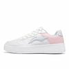 Li Ning Floating Boat Slip Resistant Cushioning Abrasion Resistant Low top Skateboard Shoes Women's Pink AGCS420-4(Team499-)