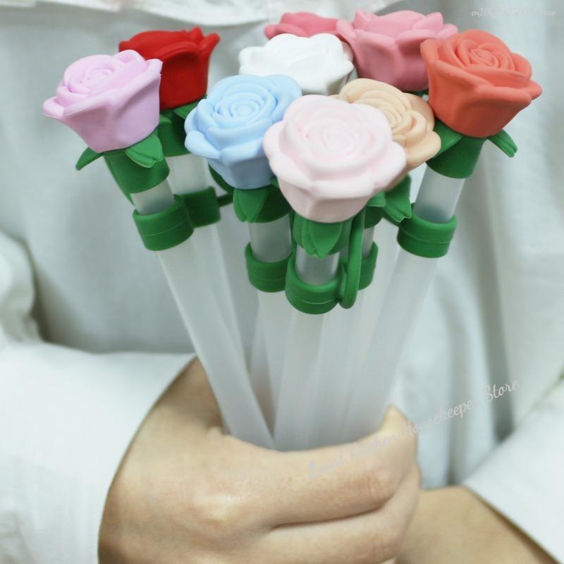 Rose Flower Silicone Straw Cover for Stanley Cup 10MM Silicone Flower Shape Drinking Dust Cap Straw Tips Cover Cup Accessories