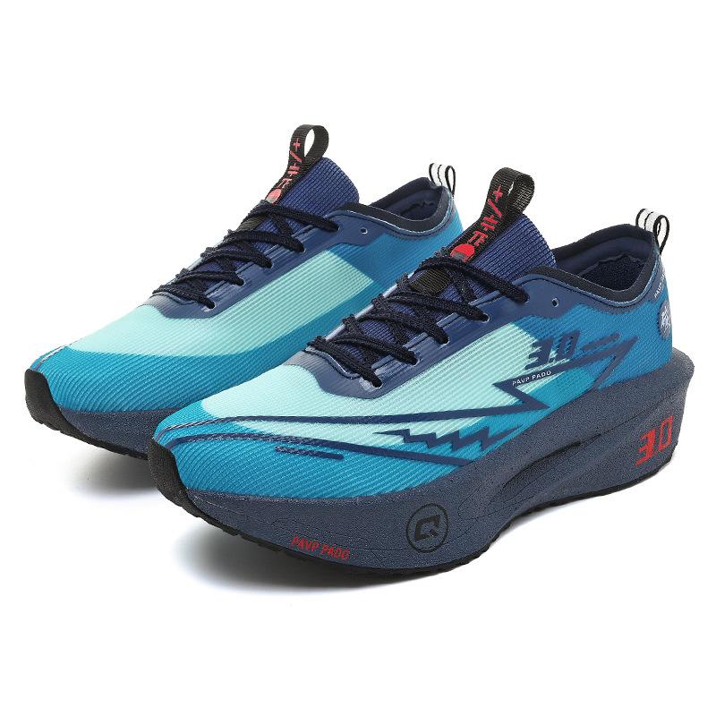 New running shoes autumn breathable mesh carbon board shock absorption running shoes men's and women's sports shoes couple outdoor walking