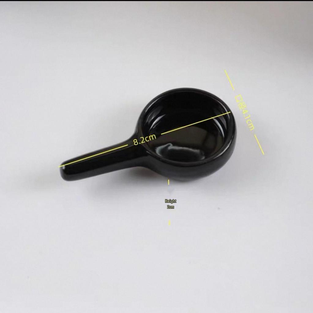 White Ceramic Candle & Incense Burner with Tray and Handle