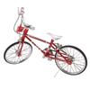 Mini Bike Model Ornament High Simulation Vivid Details Compact Structure Finger Bikes Toys for Desktop Decoration DIY