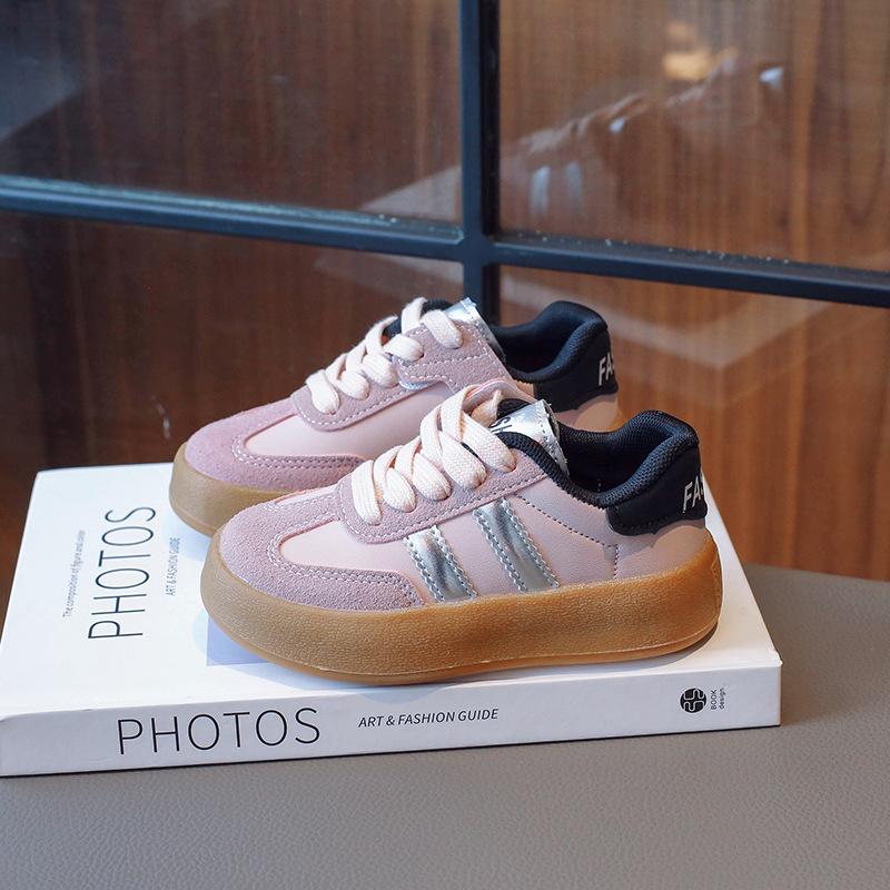 Korean Version of Children's Sports Shoes 2025 Autumn New Girls Casual Shoes Boys Forrest Gump Shoes Fashion Board Shoes Soft Bottom Tide