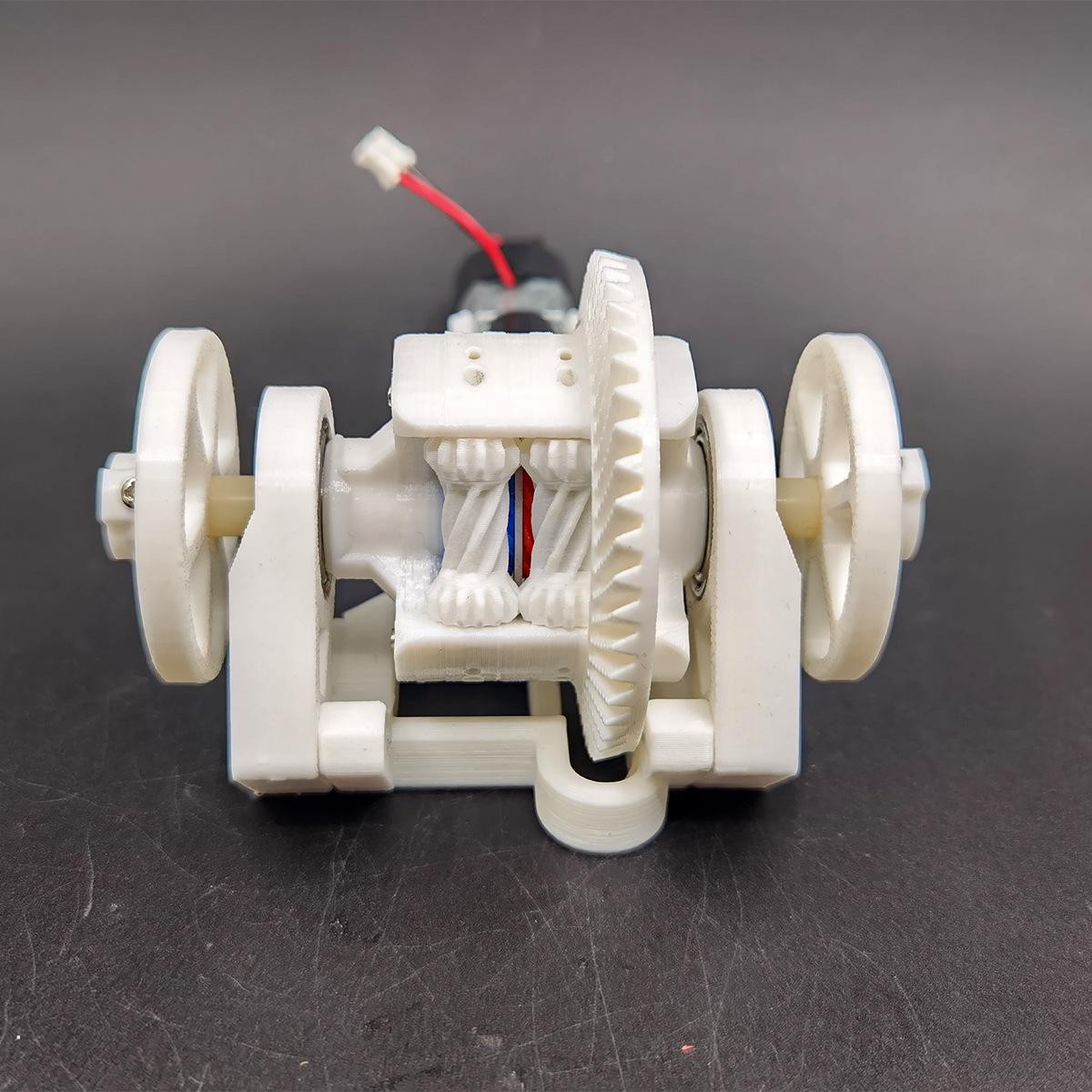 

3D Printed Torsen Type A Car Differential Model