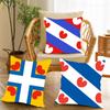 Nation Netherlands Friesland Pillow Case Applicable Space For Guest Rooms Interiors Cars Office House Decoration
