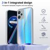 Realme 9 Pro 5G RMX3471 RMX3472 Hülle Air Cushion Silikon Bumper Klar Matt Rückseite Harte Handyhülle für Realme 9 Pro 5G 2022