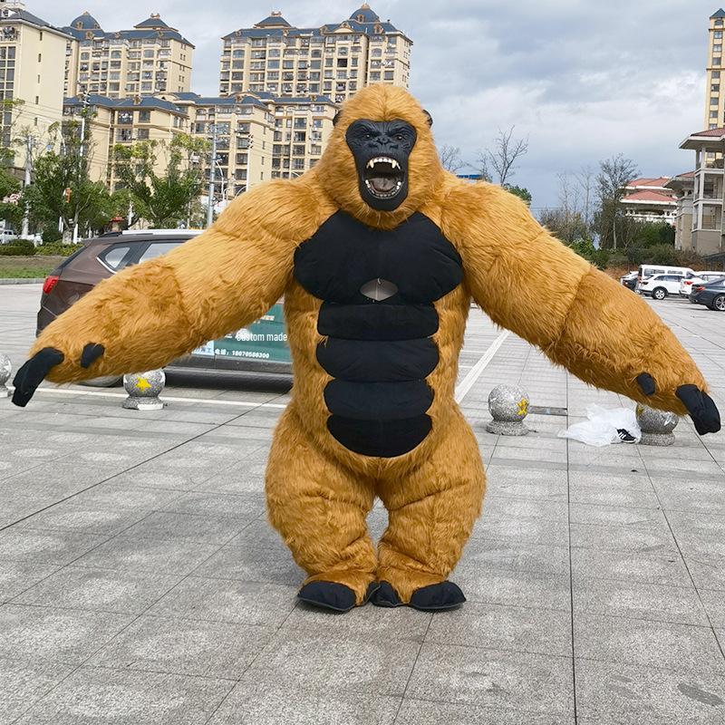 Inflatable King Kong and Gorilla Mascot Costume for Performances