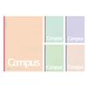 KOKUYO Note Campus Note B5 Dot A Ruled Limited Mineral Color 5 Color Pack No-3CATN-L37X5