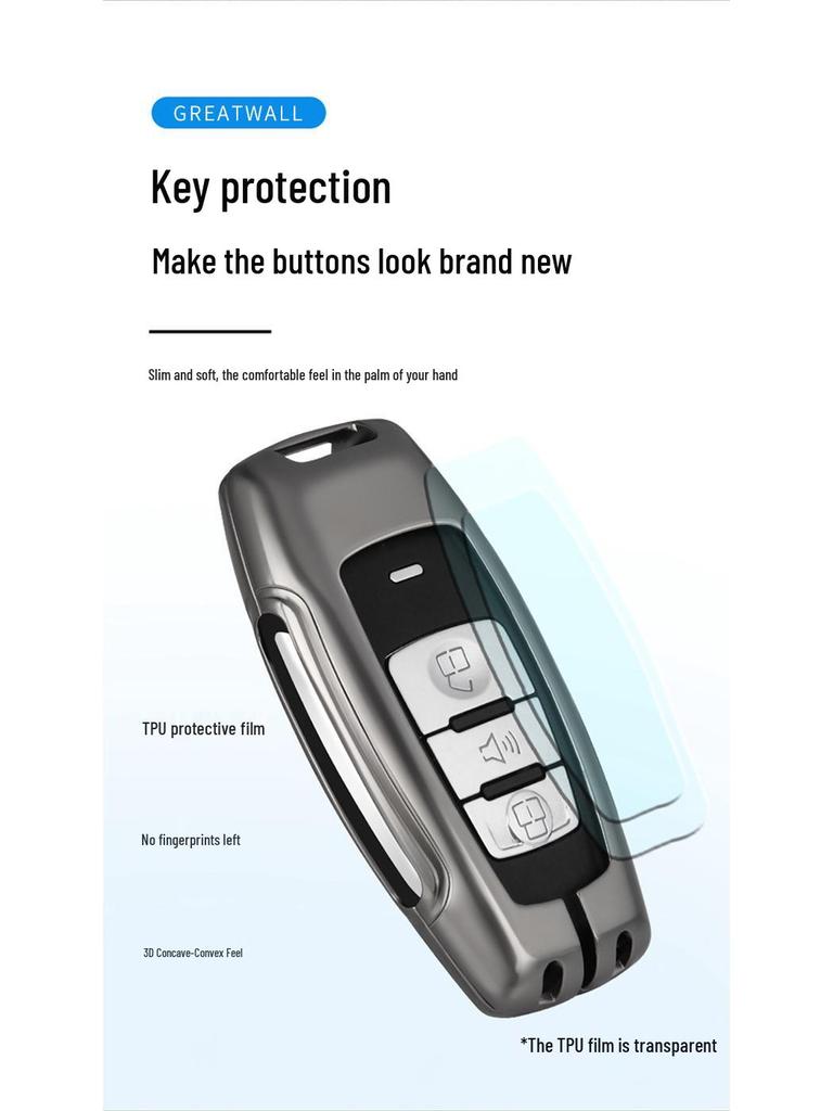 Key Case for 2021 Great Wall Cannon Pickup and Off-Road Models