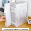 A4 Transparent Double Buckle Storage Box - Waterproof & Dustproof for Documents and Certificates