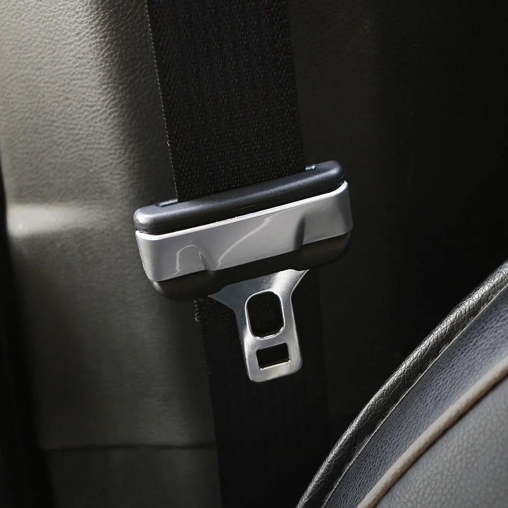 Für Jeep Renegade 2014 - 2024 Compass 2017 - 2024 Sitzsicherheitsgurtschloss Abdeckung 2 Stück Aufkleber Dekoration Zierleiste Autozubehör