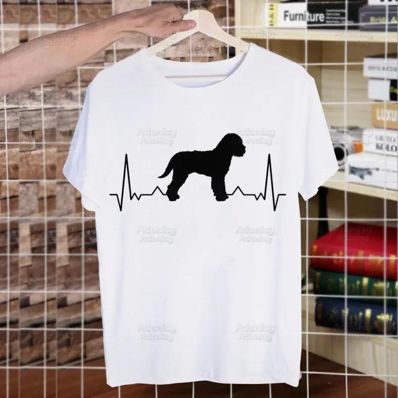 Das Leben ist besser mit Lagotto Romagnolo Herren Damen T-Shirt Tops Rundhals Weich Hund Italienische Rasse T-Shirt T-Shirt Kleidung T-Shirt