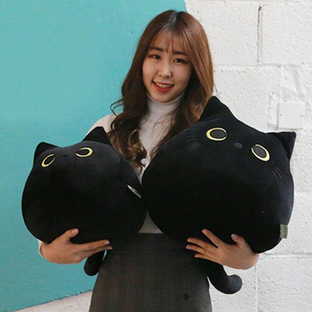 Soft Pillows Animal Cat Shaped Stuffed Toys Cat Plush Pillows Black Cat Plush Doll Cat Plush Toys