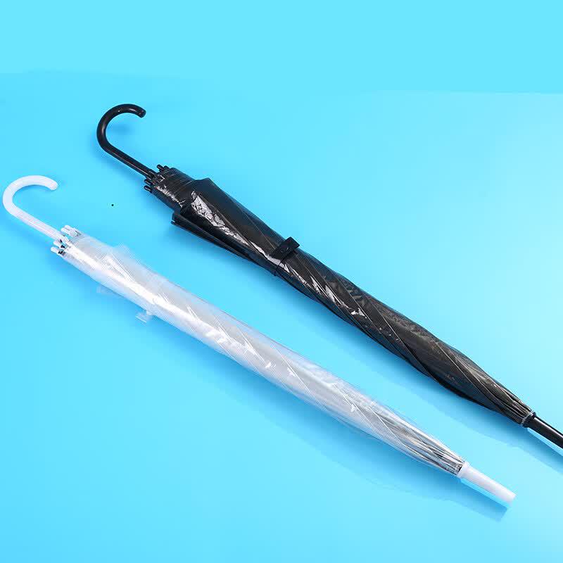 Mingchen Clear Semi-Automatic Straight Umbrella
