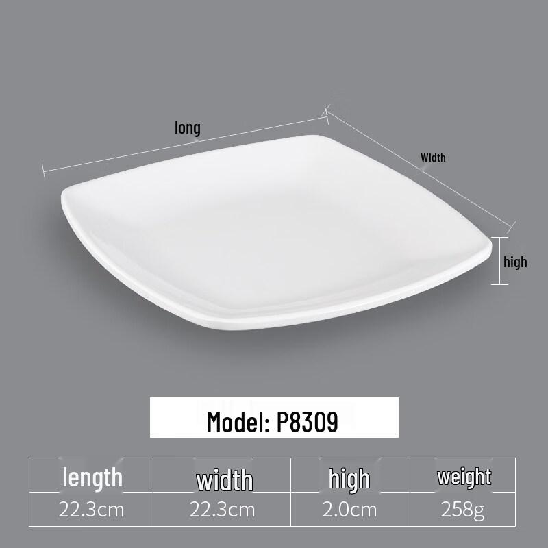 Yipan Melamine 3-Compartment Dumpling Plates (Set of 5)