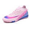 Youth Football Shoes  New Anti Slip Lace Up Grass Wear Resistant Training Ankle Boots Man Comfort Professional Soccer Shoes