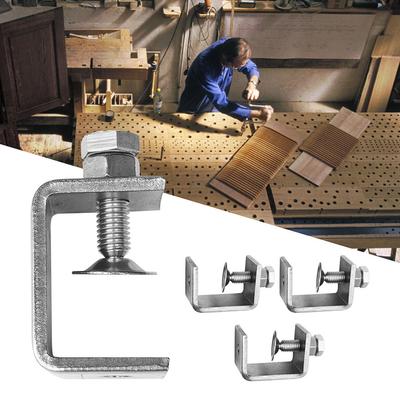 1/2/4pcs C-clamp Jaw Table Mounting Bracket 16-25mm Range