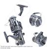   Reel 5 Bearing 5.1:1 Gear Ratio Dual Brake Fishing Wheel Fishing Accessory