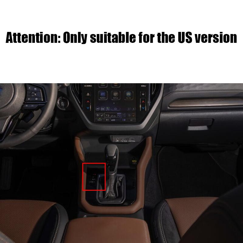Silicone storage box for central control gear shift panel interior modification parts For Subaru Forester 6th 2025 2026
