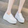 Fashion A Slip-on Small White Shoes Women 2025 Spring New Thick Soles Increase Women's Shoes Casual Everything Muffin Love Lazy