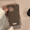 Ins Korean Polka Dot for iPhone16/17Pro Mobile Phone Case Apple 15 Glutinous Rice Liquid 14Pro Women's 13