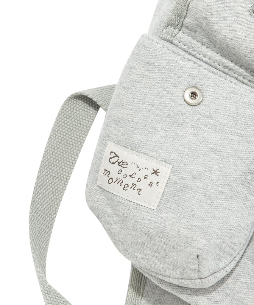 The Coldest Moment Tcm 3 Pocket Sweat Backpack (Melange Gray)