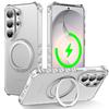 Applicable to Samsung S26Ultra Wave Magnetic Stand Mobile Phone Case S26Plus Rotary Stand S26 Protective Case