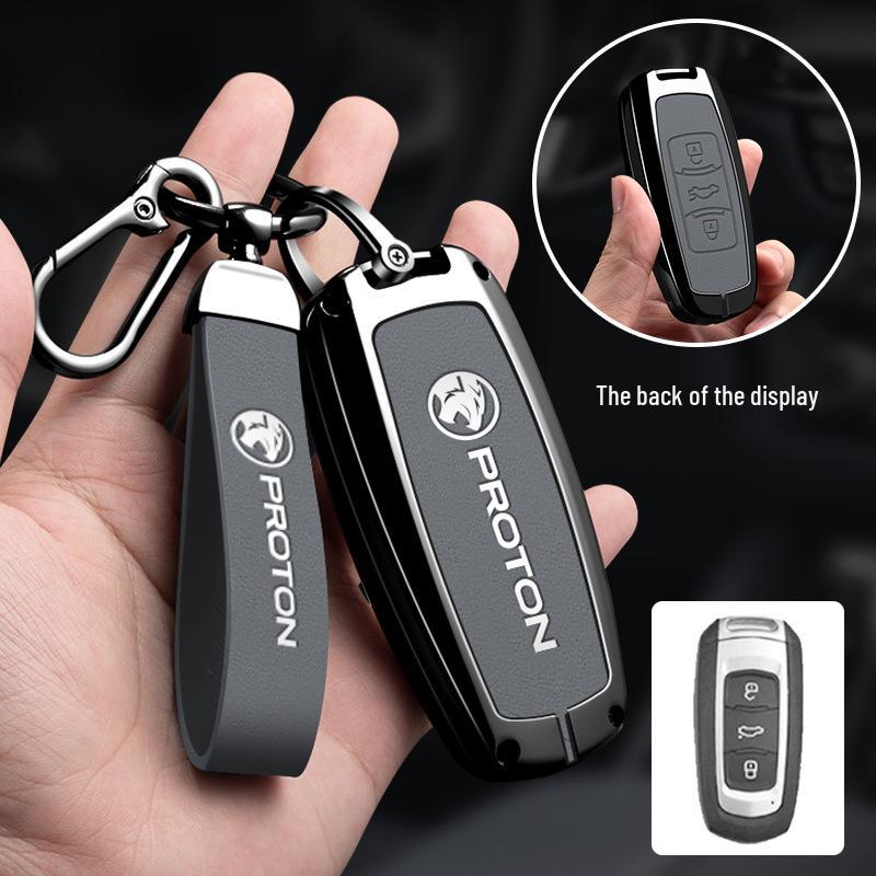 Proton X70 Key Cover: Customizable Car Key Case with Proton Logo.
