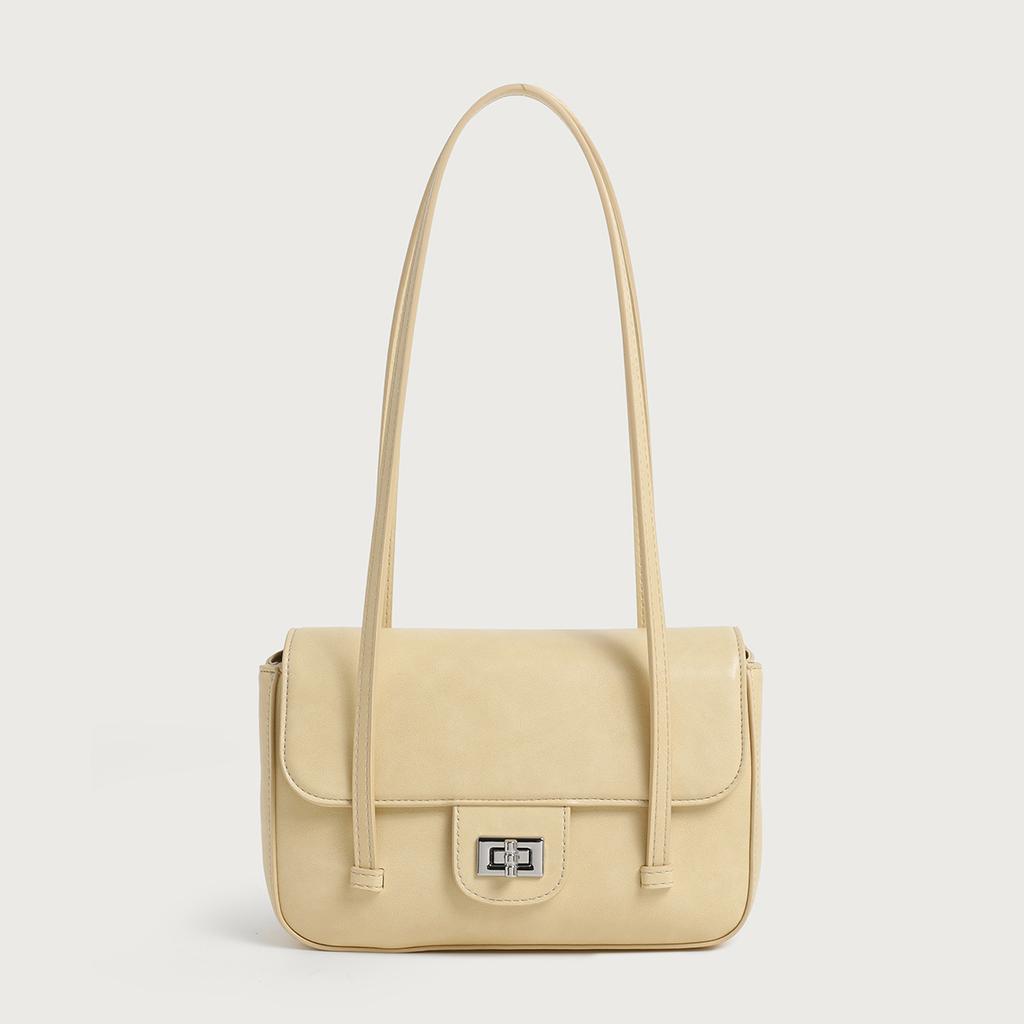 Retro Messenger Small Square Bag, High-end Sense Versatile Shoulder Underarm Bag, Simple Foreign Style Portable Women's Bag