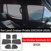 For 2024-2027 Toyota Land Cruiser Prado LC250 J250 Clip On Window Sunshade Mesh Heat Ulation Ventilation Privacy Accessories