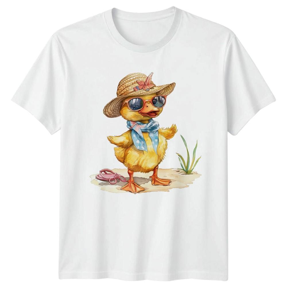 Adorable Duckling Beach Summer Fun TShirt Vacation Duckling Animal Birthday S