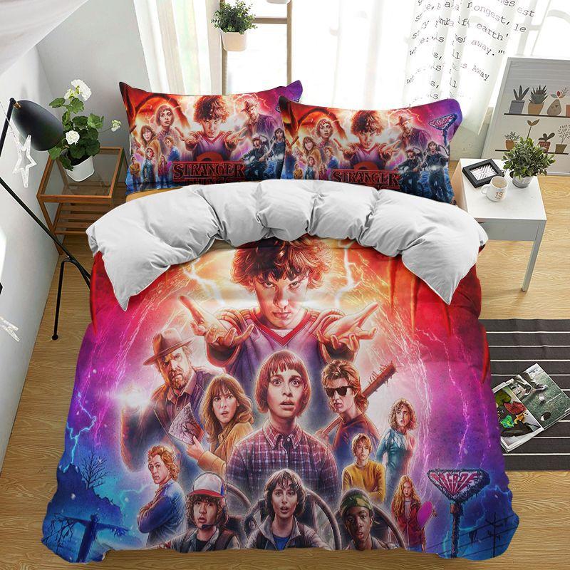 Foaie de poveste Foaie de quilt Husă de quilt pentru cămin studențesc Set din trei piese