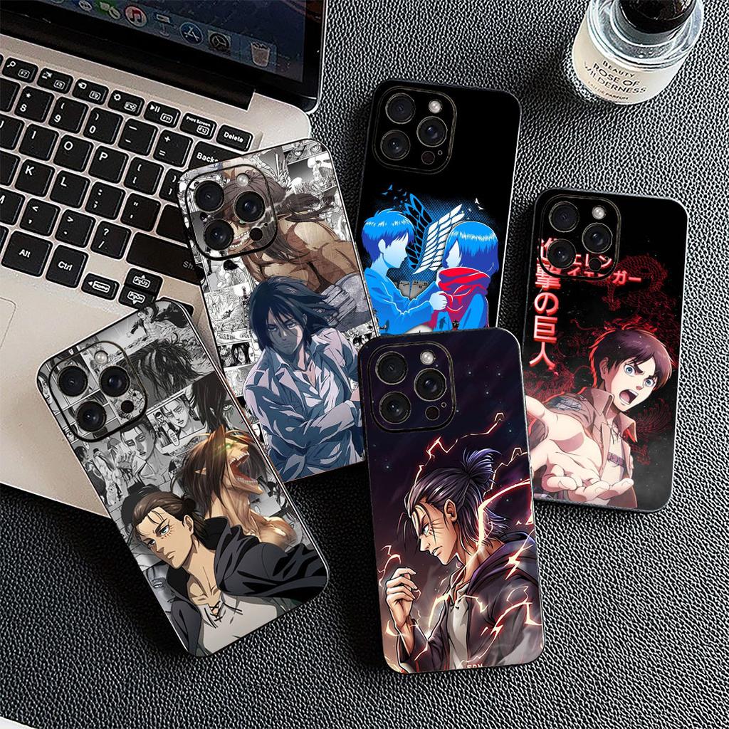 Casing for Samsung Galaxy S20 S22 S21 FE Ultra Plus A07 A17 A15 A16 A25 A57 A37 Phone Cover Soft Case Attack On Titan Anime Levi